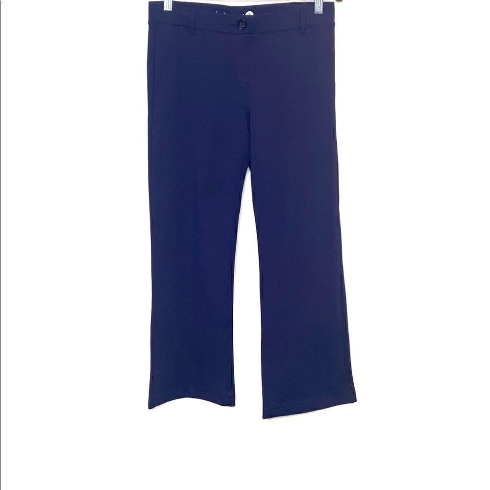 Betabrand Navy Blue Bootcutyoga Dress Pants Sizemp — image 2 of 8